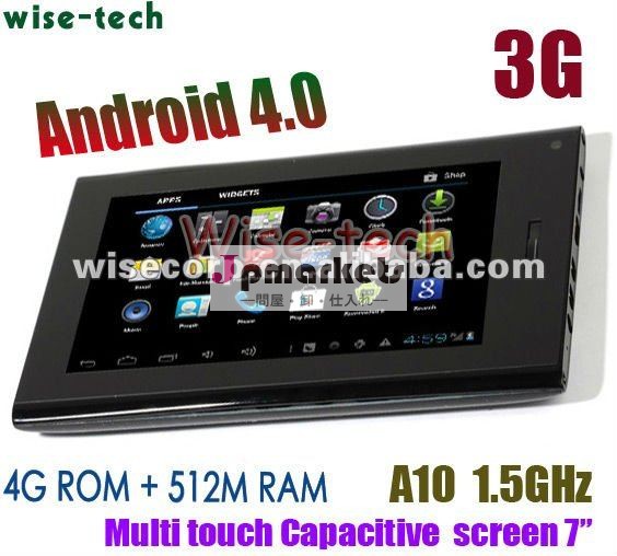 F8Sの電話のBluetooth HDMIの左舷カメラのアンドロイド4.0の7inch容量性タッチ画面A10 CPUを搭載する作り付け3GタブレットのPC問屋・仕入れ・卸・卸売り