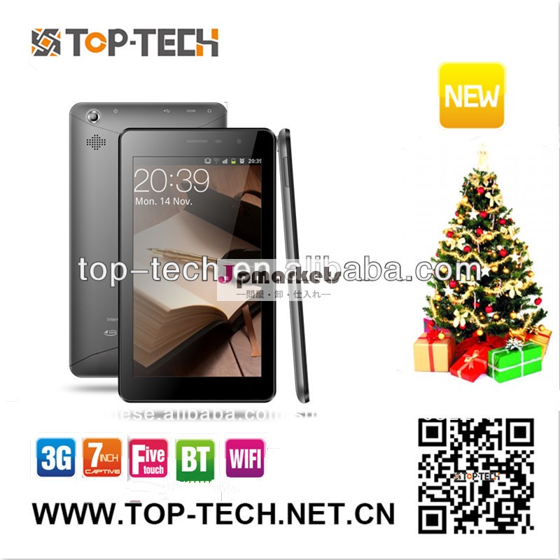 ホット電源7インチクアッドコア3gタブレットpcアンドロイドmtk83894.28グラムとrom問屋・仕入れ・卸・卸売り