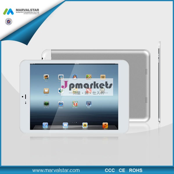 ミニ7.85comuperipsグローバル1024*768ピクセルフラッシュmtk83821gb8gbのクアッドコアandroid4.2金属カバー3ggpsのbluetoothのタブレットpc問屋・仕入れ・卸・卸売り
