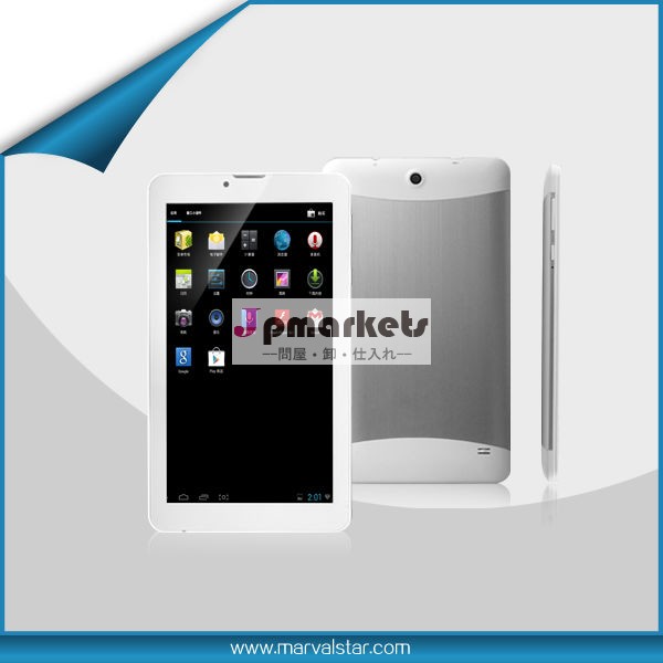 ベストセラー7インチデュアルsimcard中国安価なコアmtk8312dual3g携帯電話のタブレットpcデュアルwcdmagsm3gタブレットpc1g、 8gb、 1024*600pixel問屋・仕入れ・卸・卸売り