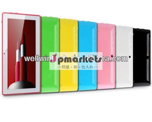 卸売7" 4.2アンドロイドタブレットpc安いallwinnera13q887インチの容量性スクリーンタブレットアンドロイド、 wifi、 デュアルカメラ、 6色問屋・仕入れ・卸・卸売り