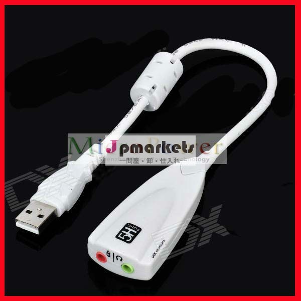 5hv22.0外付けusb仮想7.1チャンネルオーディオサウンドカードのアダプター/cable問屋・仕入れ・卸・卸売り