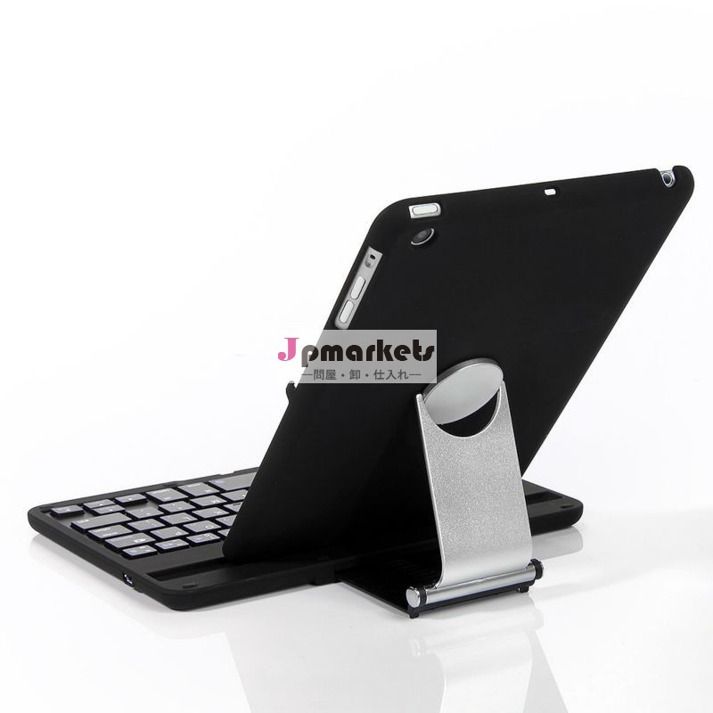 スイベルロータリーcase+スタンドi pad用のワイヤレスキーボードブルートゥースミニ問屋・仕入れ・卸・卸売り