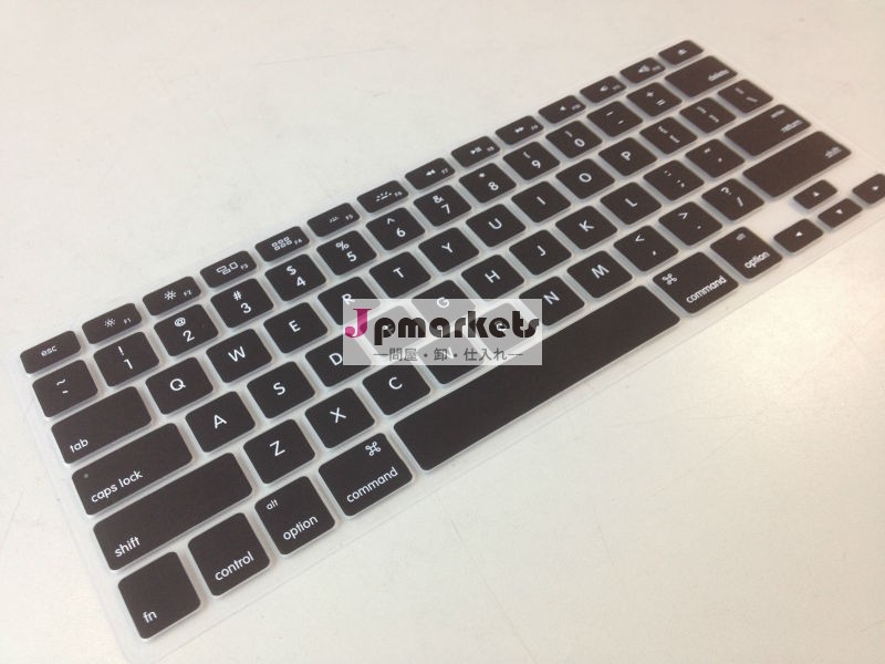 黒い色ラップトップのシリコンキーボードカバースペイン語ロシアfranchタイ問屋・仕入れ・卸・卸売り
