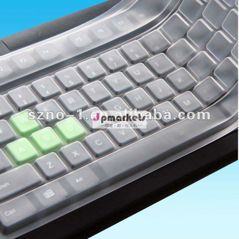 カスタマイズされたtransaprentシリコンゴム製のキーボードカバーのためのデスクトップコンピュータ問屋・仕入れ・卸・卸売り