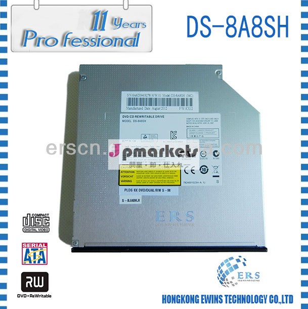 100％オリジナル12.7ミリメートル内部satadvdドライブsata8a8shds- 8a8shのinspironノートブックpcのためのパビリオンdv6n4110n5110問屋・仕入れ・卸・卸売り