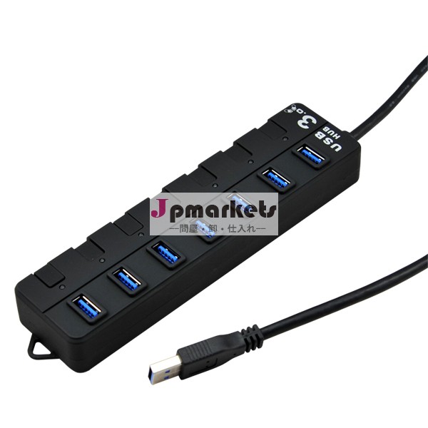 ブランドの新しい5gbps7- ポートusb3.0ハブで世界と問屋・仕入れ・卸・卸売り
