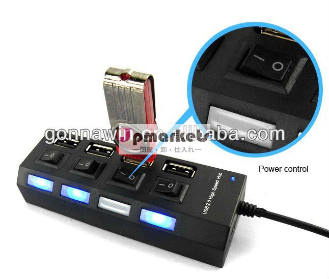 4ポートusbハブ/usbコネクタのハブでdesign/usb2.0ハブ4ポート問屋・仕入れ・卸・卸売り