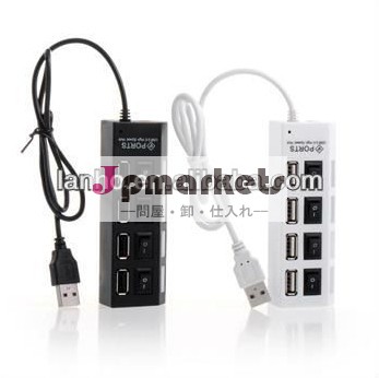 新しい4ポート2013on/オフスイッチusb2.0ハブ高速65センチメートルケーブルのラップトップpc問屋・仕入れ・卸・卸売り