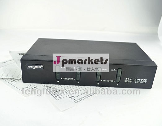 高品質4ポートusbケーブルkvmスイッチ( tf- 41u)問屋・仕入れ・卸・卸売り