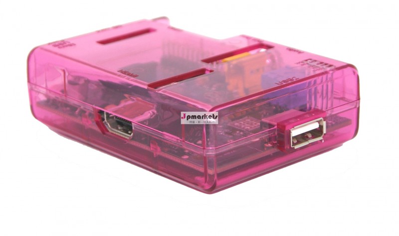 ラズベリーπケース/box- 高品質( ピンク透明) モデルaすべてのポートへのアクセス問屋・仕入れ・卸・卸売り