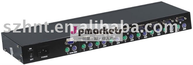 8左舷PS/2 KVMスイッチ(8つは出力された1つを入れた)問屋・仕入れ・卸・卸売り