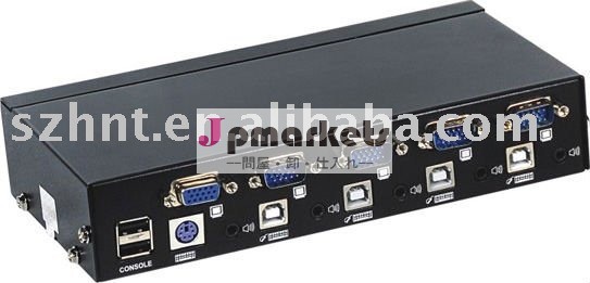 自動車4左舷USB KVMスイッチ(4つは出力された1つを入れた)問屋・仕入れ・卸・卸売り