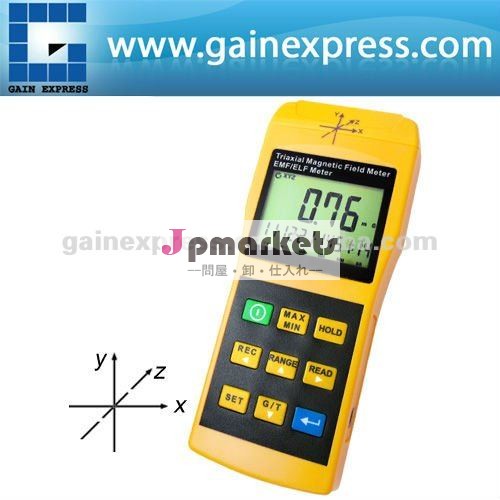 デジタル3-Axis Gaussmeter EMFのエルフの磁界のGaussのメートル2000mG (台湾でなされる)問屋・仕入れ・卸・卸売り