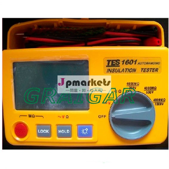 オートレンジtes-1601絶縁抵抗計問屋・仕入れ・卸・卸売り