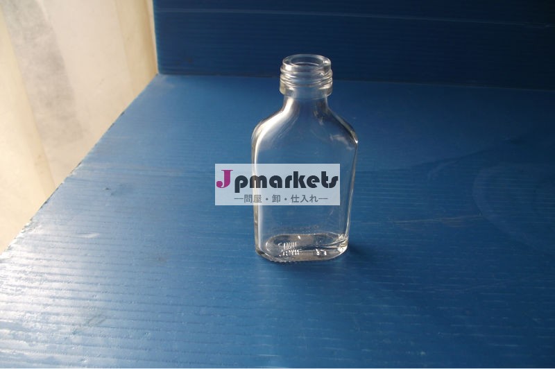 空の透明な水20ml/他のliquroガラス蓋付きボトル問屋・仕入れ・卸・卸売り