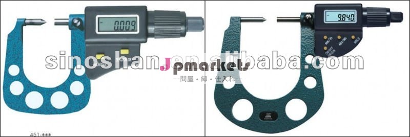 ひっくり返た25-50mmの炭化物は2ボタンのデジタルブレーキマイクロメートルを塗った問屋・仕入れ・卸・卸売り