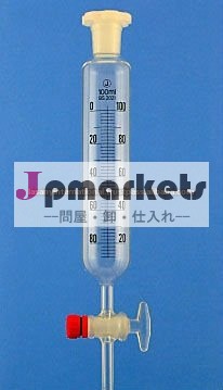 低下漏斗、円柱、累進的な、交換可能なストッパーおよびStopcockと、明白な茎問屋・仕入れ・卸・卸売り