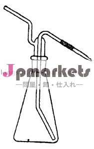 ガラスストッパー地面のとの洗浄ビンの円錐形、問屋・仕入れ・卸・卸売り
