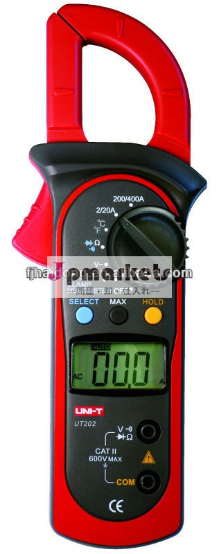 Uni-tデジタルクランプマルチメータut202dmmＤＣＶacvtemperaturデータホールドデジタルマルチメータクランプ問屋・仕入れ・卸・卸売り