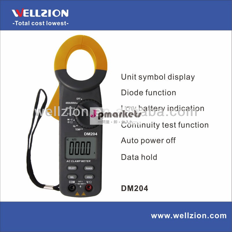 DM204のデジタルクランプメートル、クランプマルティメーターのメートル、3最高3/4ディジット。 表示: 4000問屋・仕入れ・卸・卸売り