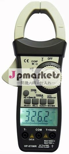デュアルディスプレイhp-870mrオートレンジデジタルクランプメーター問屋・仕入れ・卸・卸売り