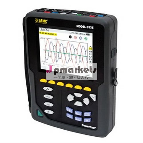 AEMC 2136.26のMN193-BK三相力の質の検光子(5A/100A)が付いているPowerPadモデル8335問屋・仕入れ・卸・卸売り