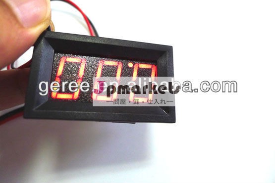 ミニ赤いデジタル表示の電流計dc12v0-10ahead/電流計テスター問屋・仕入れ・卸・卸売り
