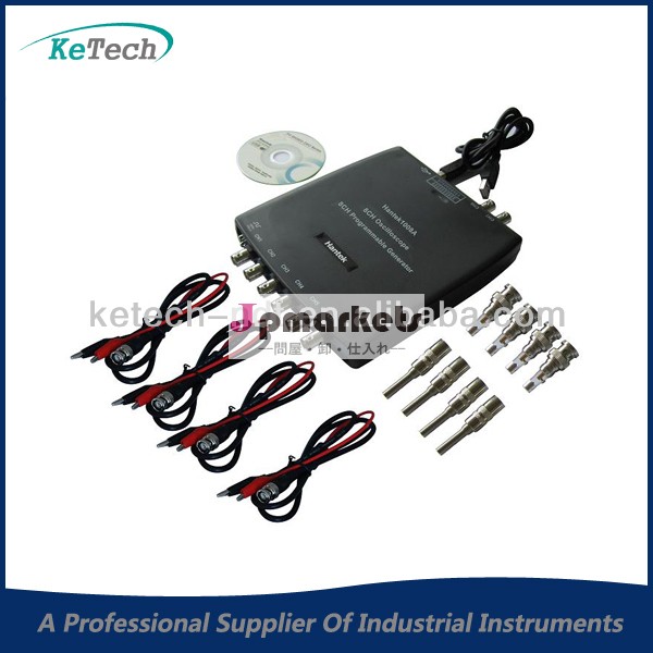 Pcのusbオシロスコープ8ch/daq/8ch2.4msa/sジェネレータ、 12ビット、 入力感度hantek1008a5v/div10mv/divに問屋・仕入れ・卸・卸売り