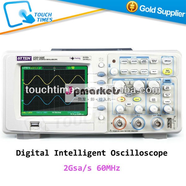 2チャンネルのデジタルオシロスコープattenads1062ce2gsa/s60mhz問屋・仕入れ・卸・卸売り
