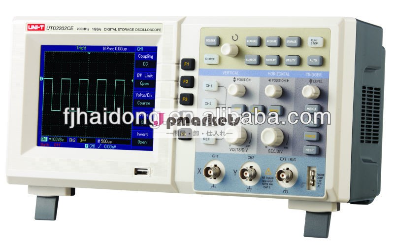 工場出荷時の価格デジタルストレージオシロスコープutd2202ce/200mhzの/2チャンネル問屋・仕入れ・卸・卸売り