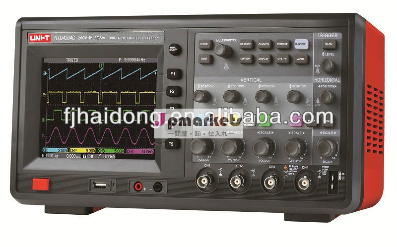Uni-tutd4204c4200mhzのチャンネルのデジタルストレージオシロスコープ問屋・仕入れ・卸・卸売り
