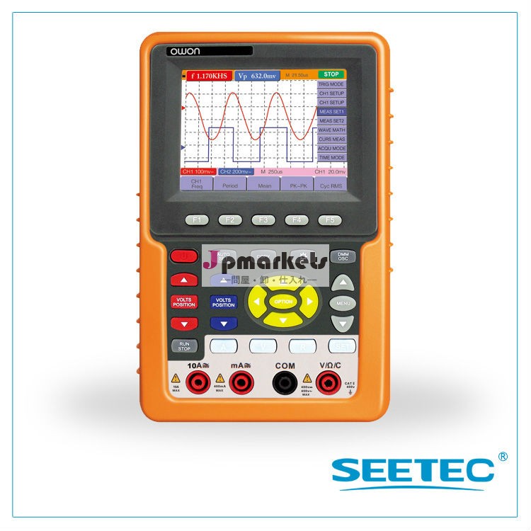 OWON手持ち型のScopemeterか二重デジタル貯蔵Oscilloscope/3.8のインチ色TFTの表示または帯域幅100MHz----HDS3102M-N問屋・仕入れ・卸・卸売り