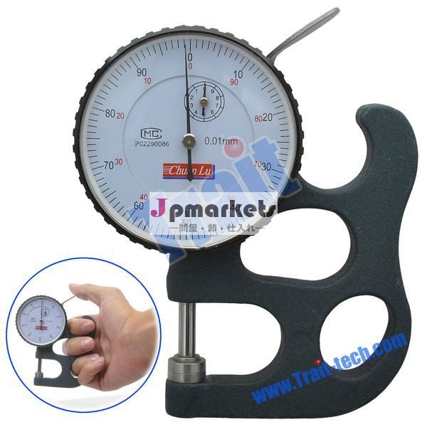 簡単に動作しpresice0.015100mmダイヤルミリメートル厚さ計計問屋・仕入れ・卸・卸売り
