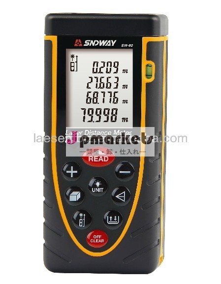 デジタルレーザー距離メートルsndwaysw-8080mレンジファインダ、 emsによる自由な船積み/dhl/tnt/フェデックス/ups問屋・仕入れ・卸・卸売り