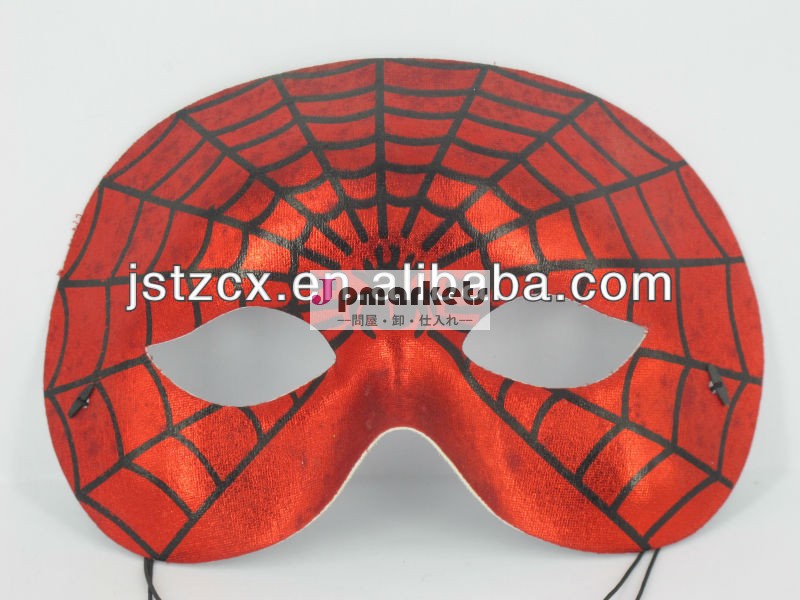 ユニークなデザインの赤スパイダーマンマスク仮面舞踏会マスク問屋・仕入れ・卸・卸売り
