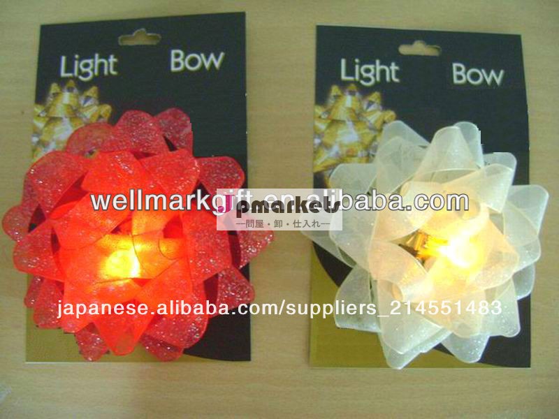 熱い販売の! 新しいデザイン5" ledオーガンザギフトの弓問屋・仕入れ・卸・卸売り