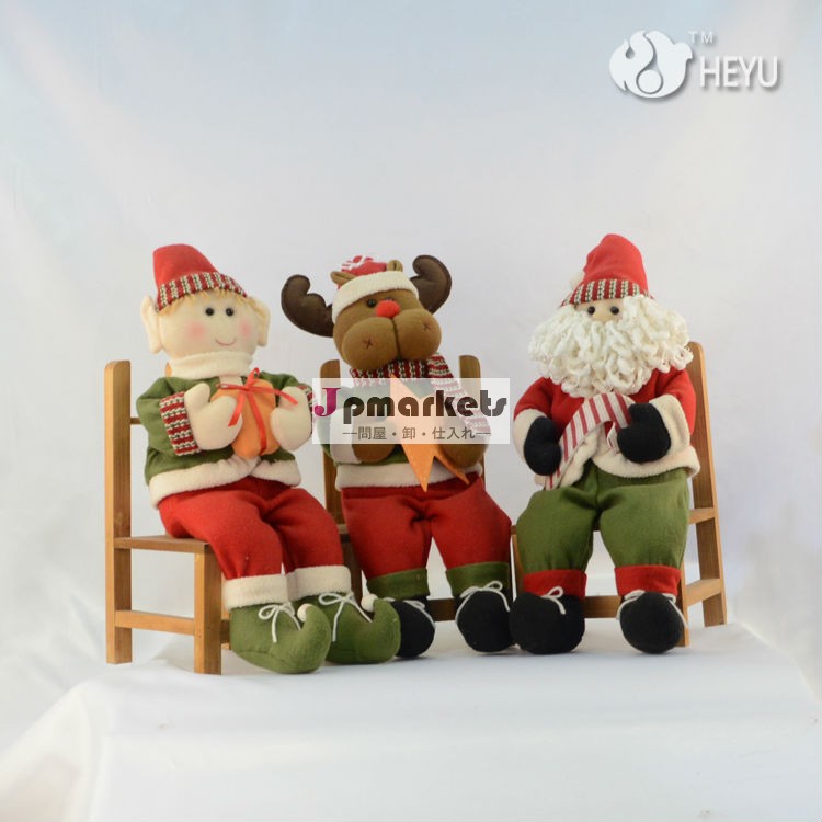 サンタが座って、 雪だるま、 鹿クリスマスのための問屋・仕入れ・卸・卸売り