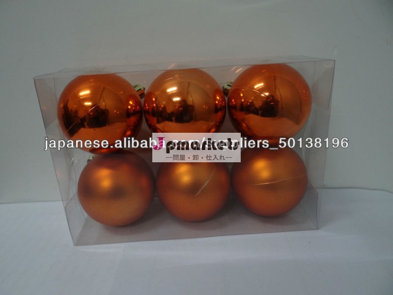 オレンジ色のクリスマスボール問屋・仕入れ・卸・卸売り