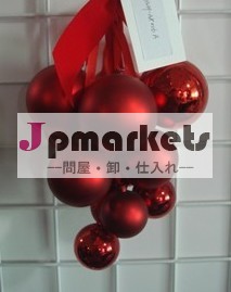 売れ行きの赤いクリスマスボール問屋・仕入れ・卸・卸売り