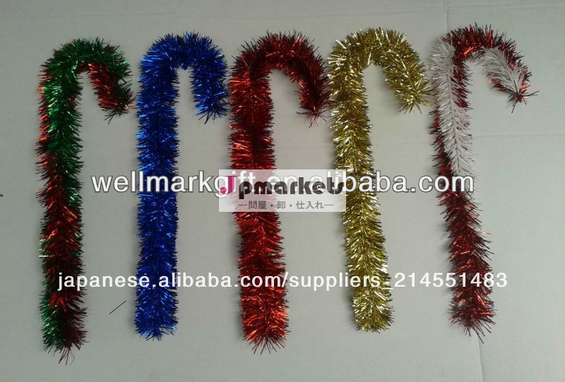 熱い販売の! 24" ティンセルクリスマスクラフトキャンデー杖、 屋外クリスマスの飾りのためにクリスマスの飾り問屋・仕入れ・卸・卸売り