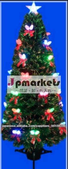 Xmas 高輝度LEDファイバークリスマスツリー 高さ150cm グリーン問屋・仕入れ・卸・卸売り