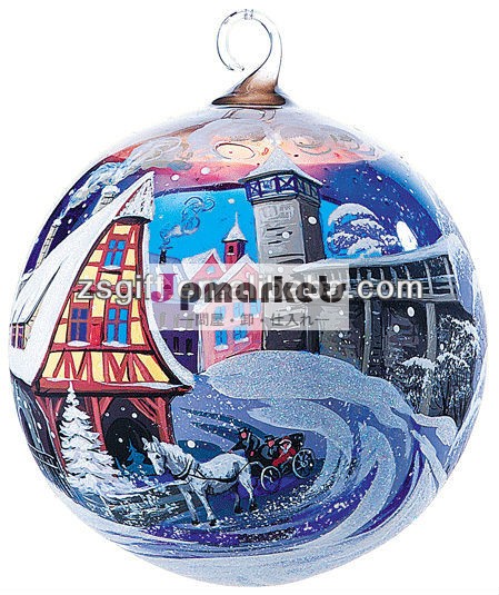 高品質2014年とても素敵なガラスボール、 卸売新しいデザインのガラスクリスマスボール問屋・仕入れ・卸・卸売り