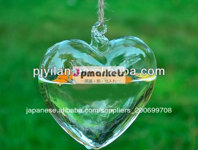 新しい吊り下げガラスの花瓶2013恋人の心と形の結婚祝いの心臓の液体問屋・仕入れ・卸・卸売り