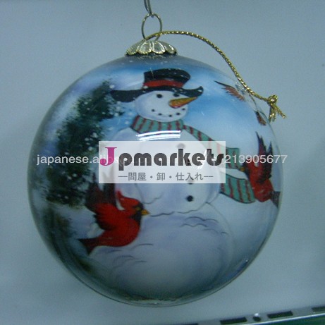 素敵なサプライヤーコンセント内部塗装ガラス玉クリスマスデコレーション問屋・仕入れ・卸・卸売り