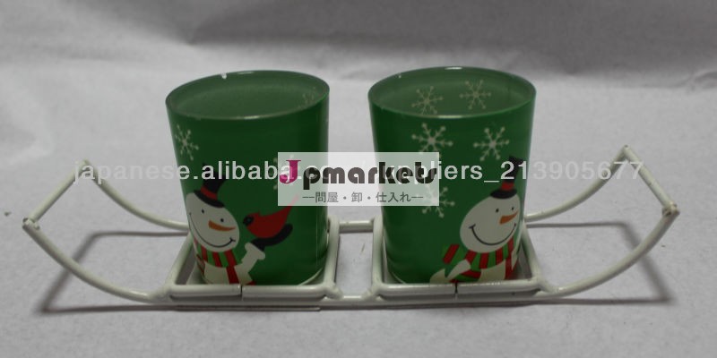 名誉卸売クリスマスキャンドルホルダーガラス工芸品問屋・仕入れ・卸・卸売り