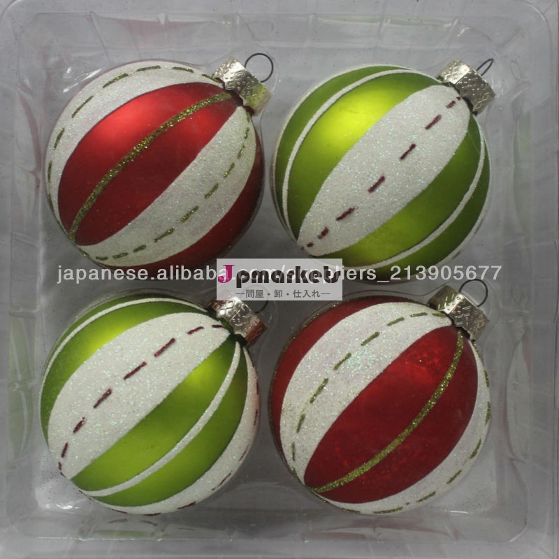 絶妙な卸売クリスマス工芸ガラスボールギフトセット問屋・仕入れ・卸・卸売り