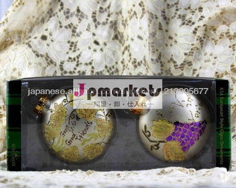 フェア工場はガラス玉のクリスマスギフトセットを供給問屋・仕入れ・卸・卸売り