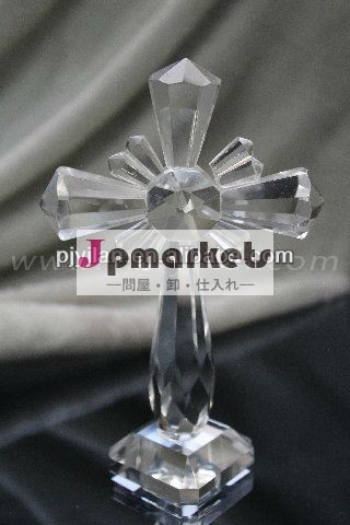 ユニークなスタイルクリスタルクリスマス好意クリアクリスタルのクロス問屋・仕入れ・卸・卸売り