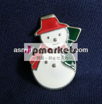 クリスマス雪だるまクリスマスラペルピンラペルピンブローチ問屋・仕入れ・卸・卸売り